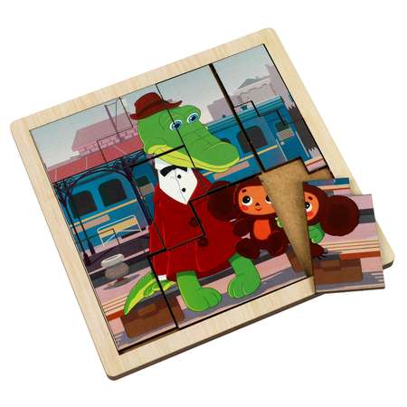 Игрушка Буратино Союзмультфильм Вкладыши Тетрис деревянная 367526