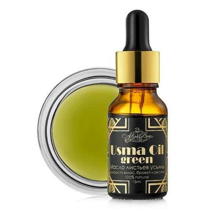 Масло листьев усьмы для волос Alisa Bon Usma Oil green 15 мл