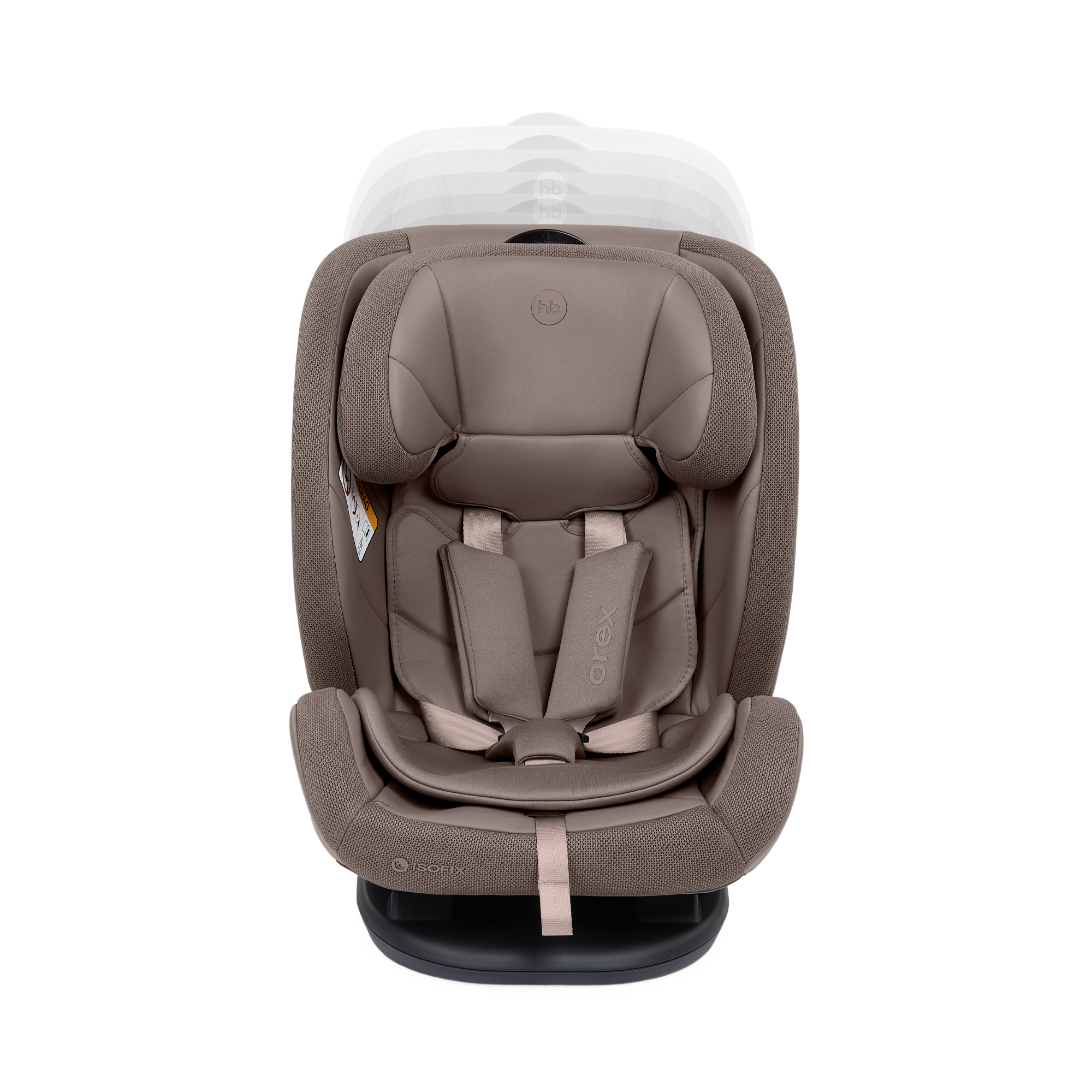 Автокресло Happy Baby Orex Isofix 0+/1/2/3 (0-36 кг) - фото 4