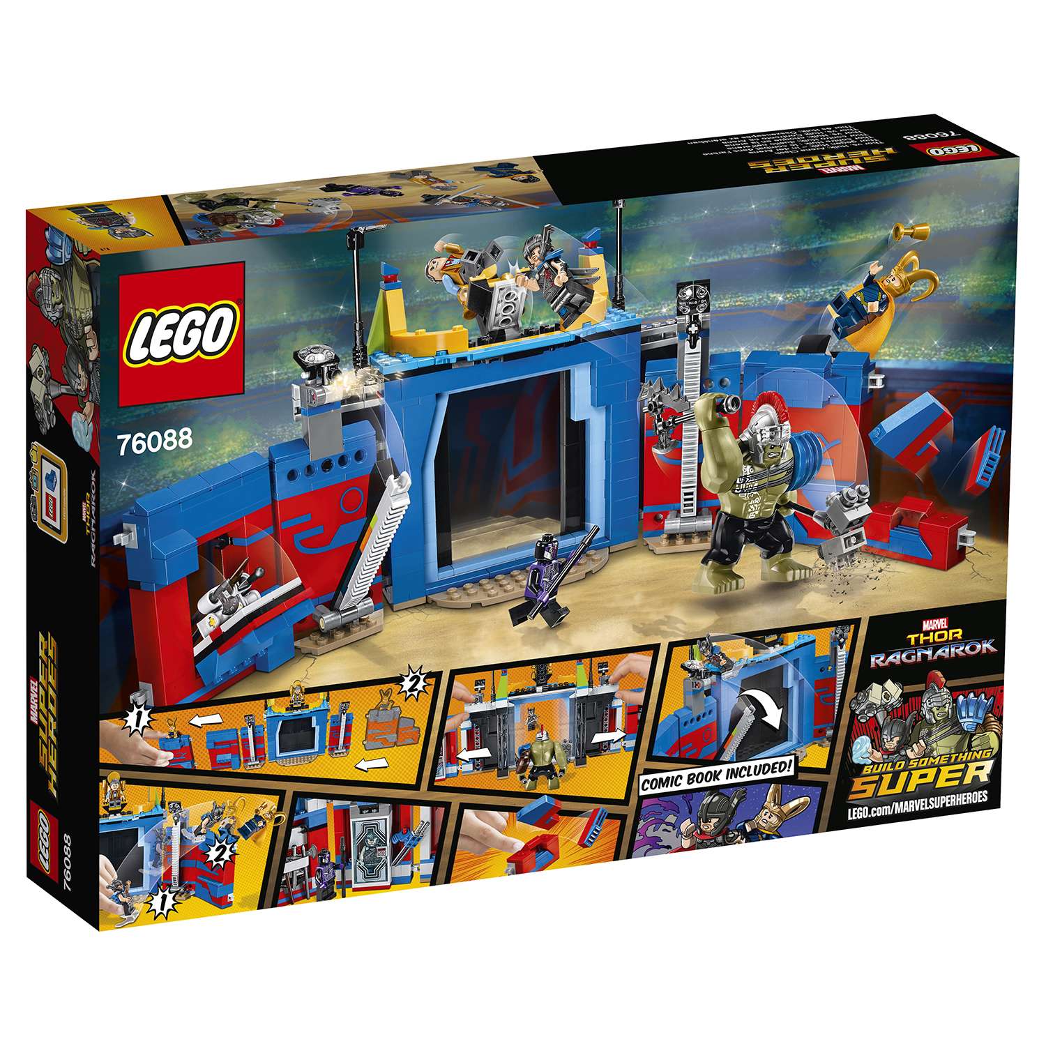 Конструктор LEGO Super Heroes Тор против Халка: Бой на арене (76088) - фото 3