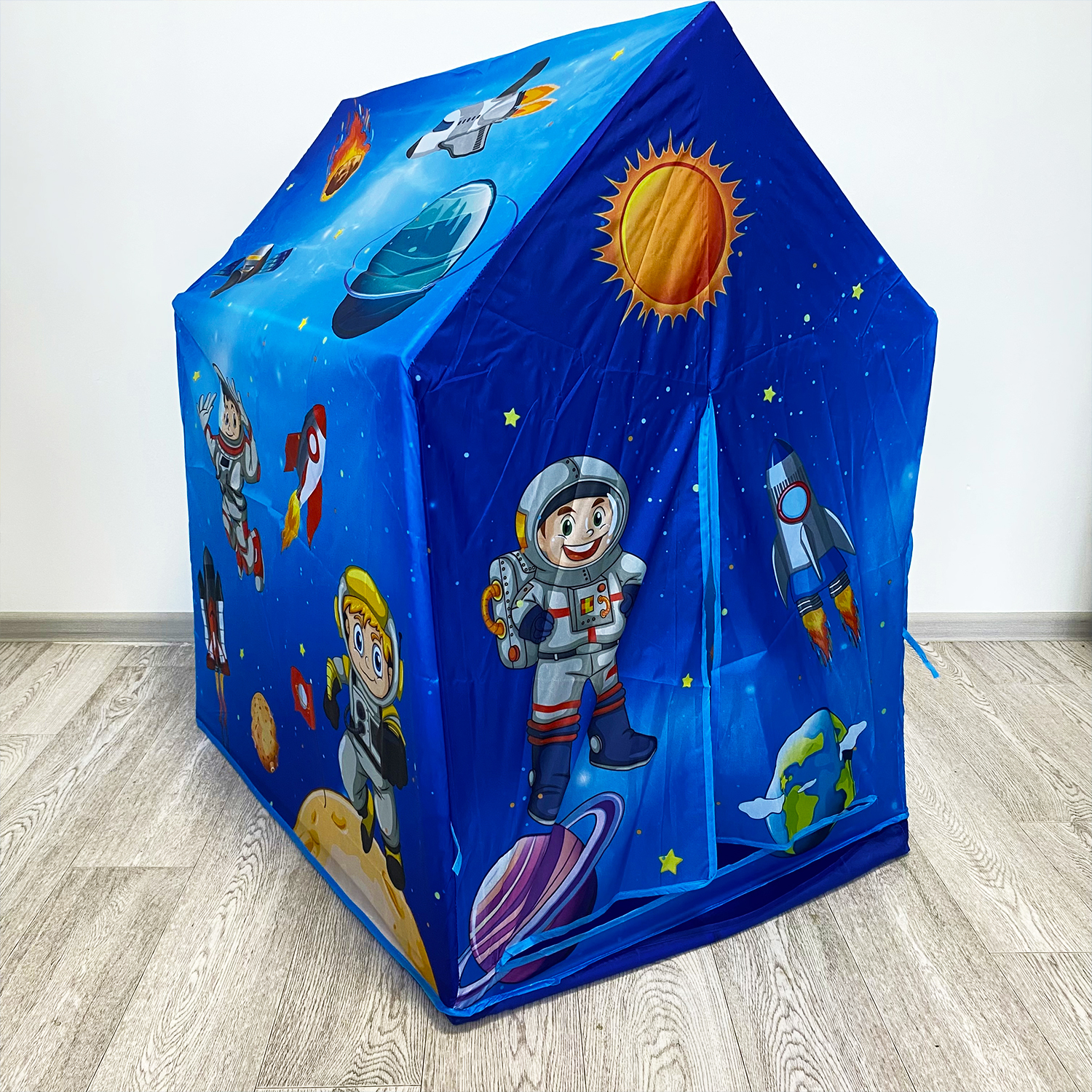 Палатка игровая MINI-TOYS детская космический дом «Space House» купить по  цене 1890 ₽ в интернет-магазине Детский мир