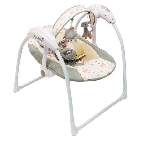 Электрокачели Amarobaby Swinging Baby Cерый