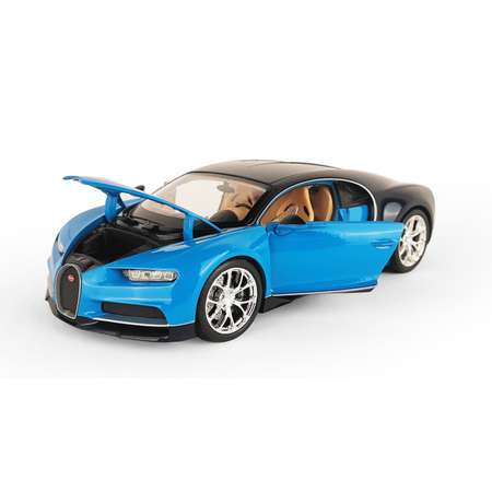 Автомобиль Welly Bugatti 1:24 без механизмов синий