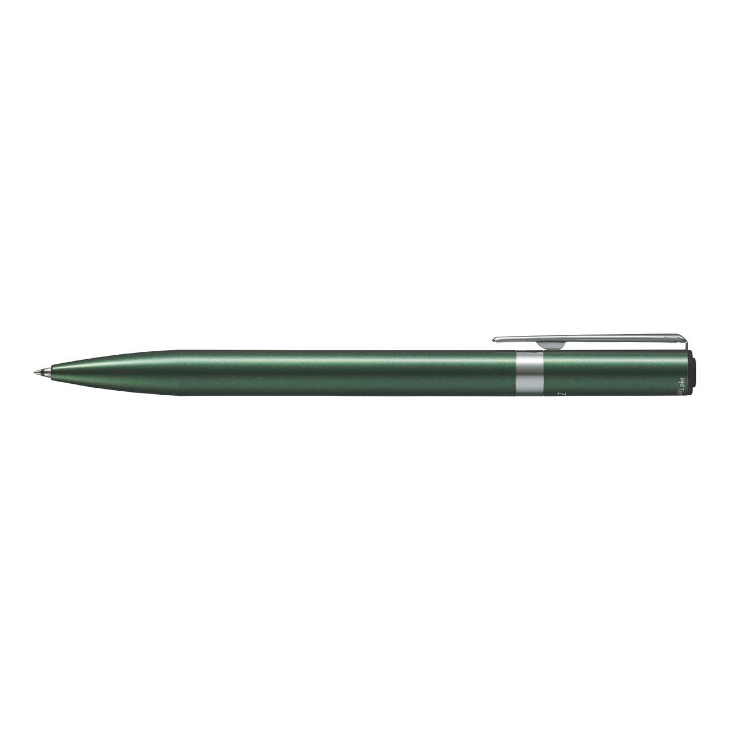 Ручка шариковая Tombow ZOOM L105 City черная корпус зеленый линия 0.7 мм подарочная упаковка - фото 2