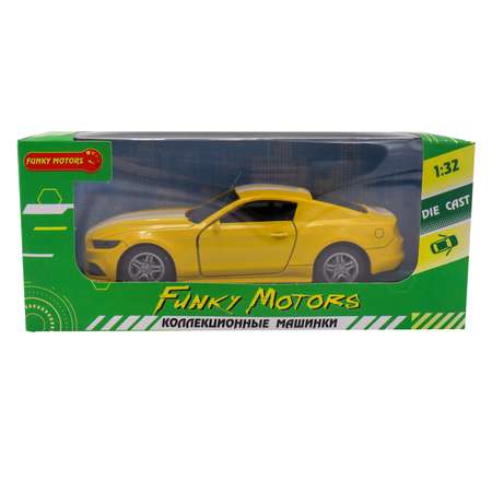 Автомобиль Funky Toys Спорткар с дизайном 1:32 желтый