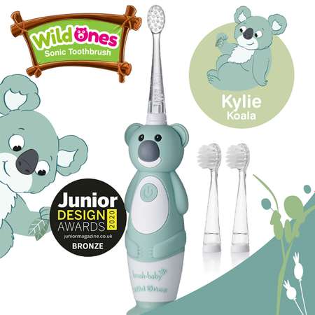 Зубная щетка электрическая Brush-Baby Sonic WildOnes звуковая Коала 0-10 лет