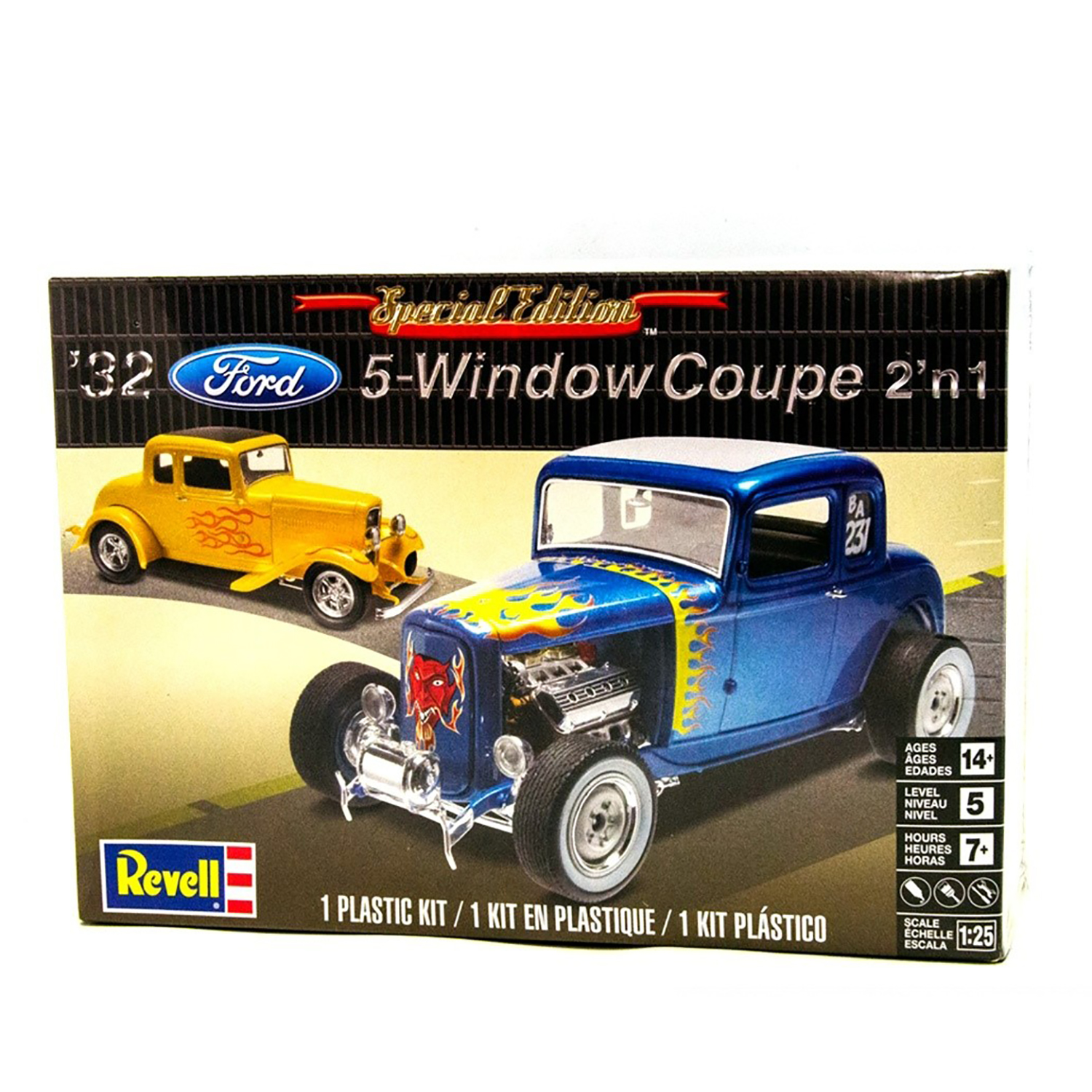 Сборная модель Revell Автомобиль 32 Ford 5 Window Coupe купить по цене 4678  ₽ в интернет-магазине Детский мир