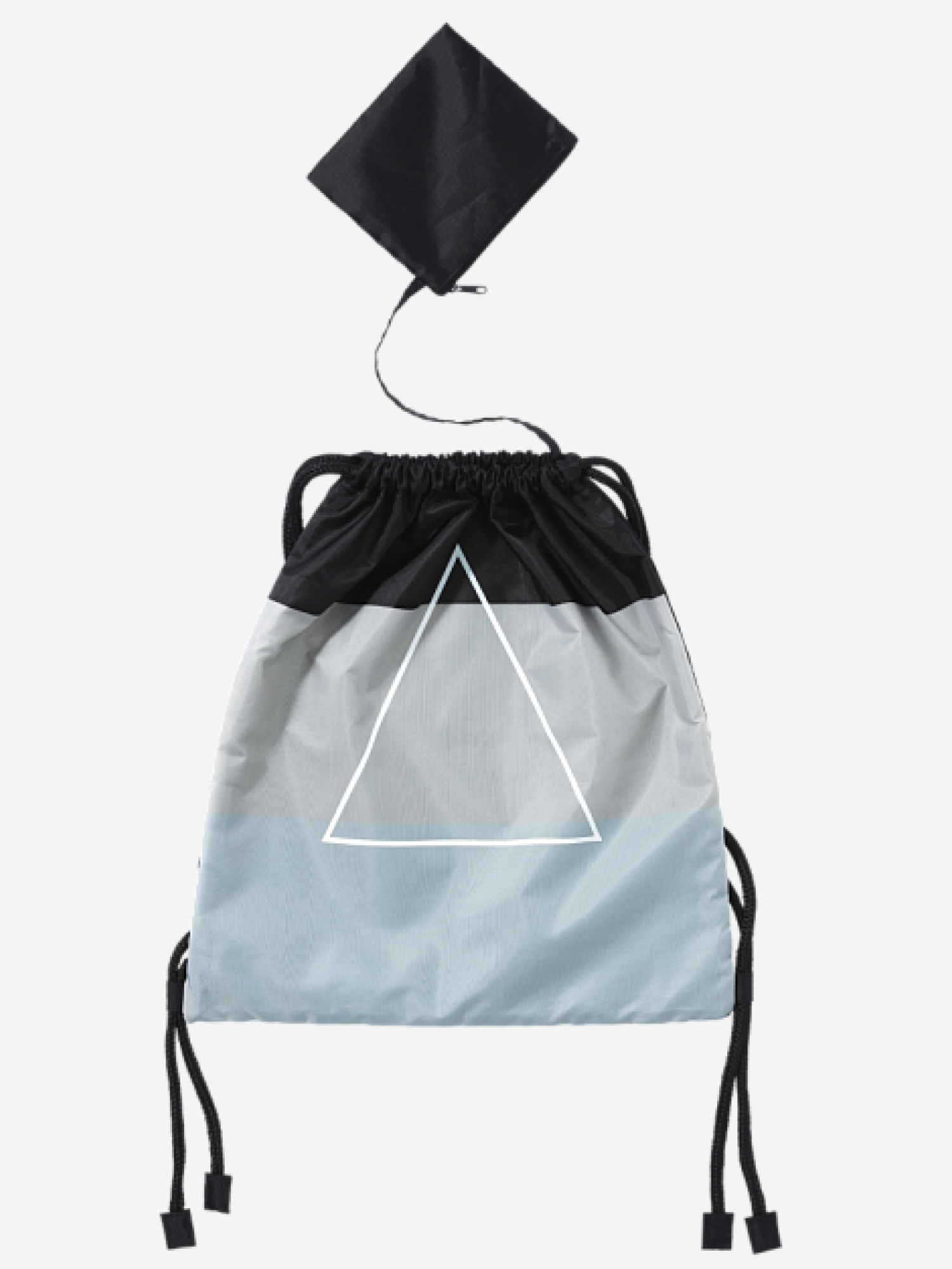 Рюкзак Ninetygo Waterproof Drawstring Серый - фото 1