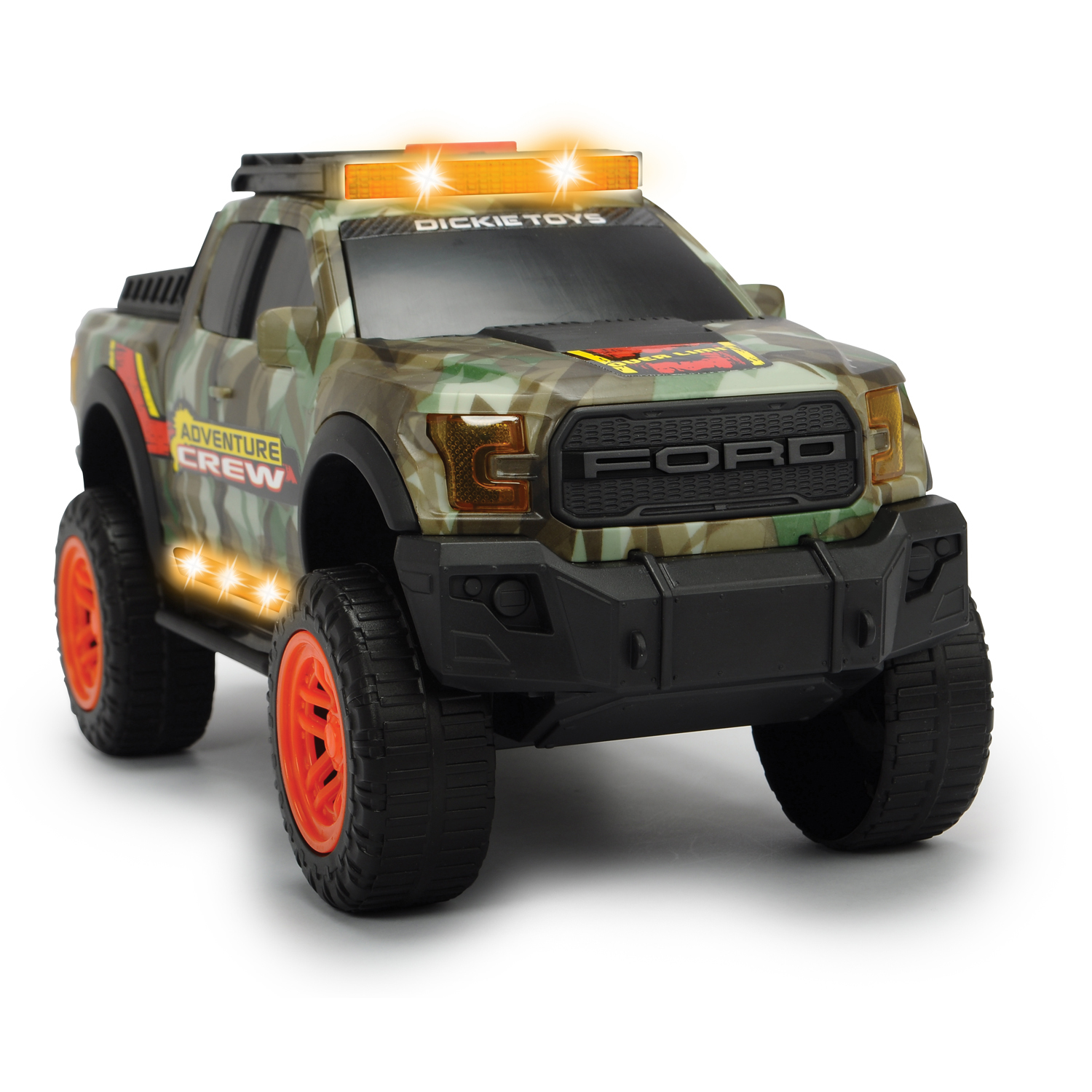 Машинка Dickie Adventure Ford F150 Raptor Уникальный камуфляж 3756001 3756001 - фото 5