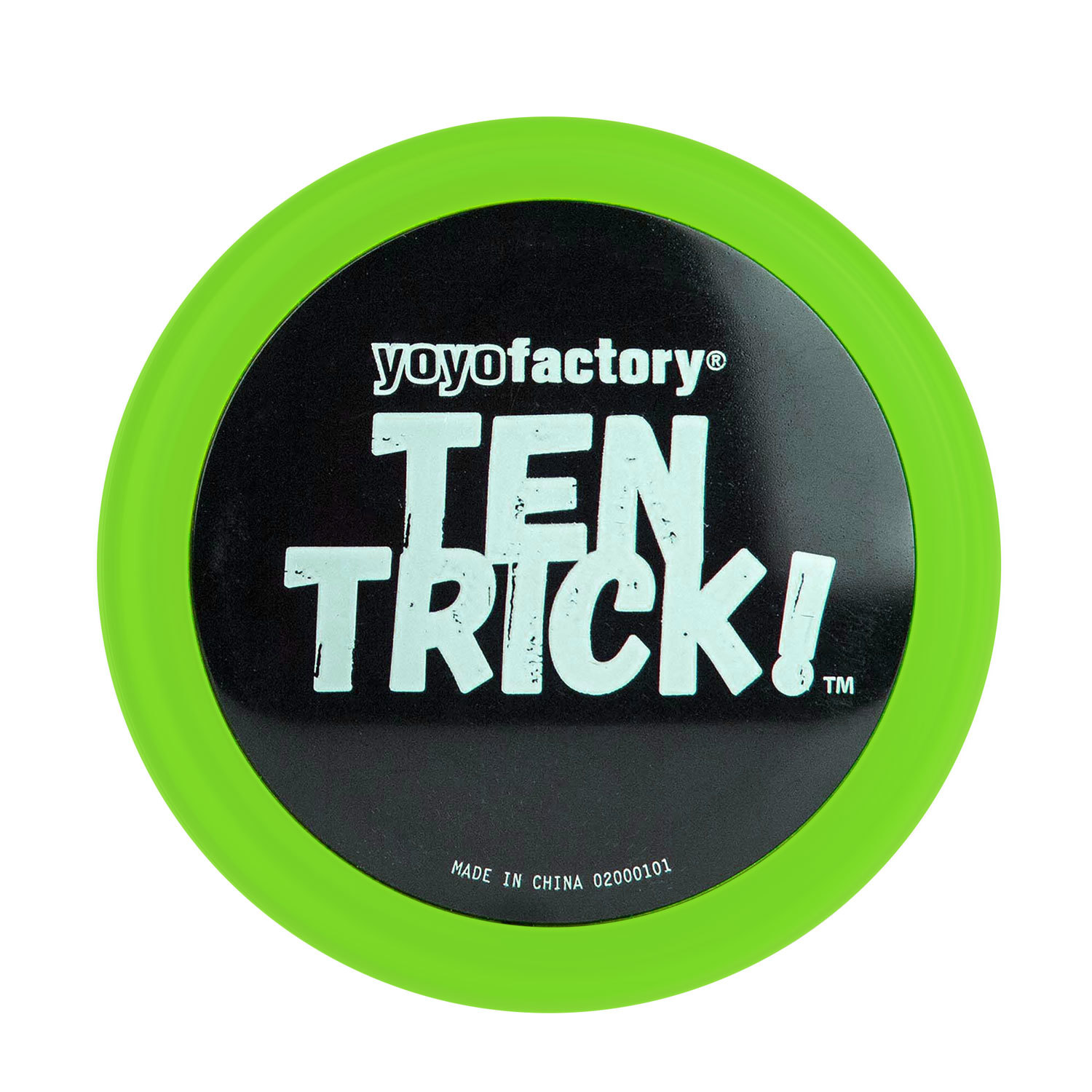 Игра YoYoFactory Йо-Йо TenTrick Зеленый YYF0001/green - фото 1