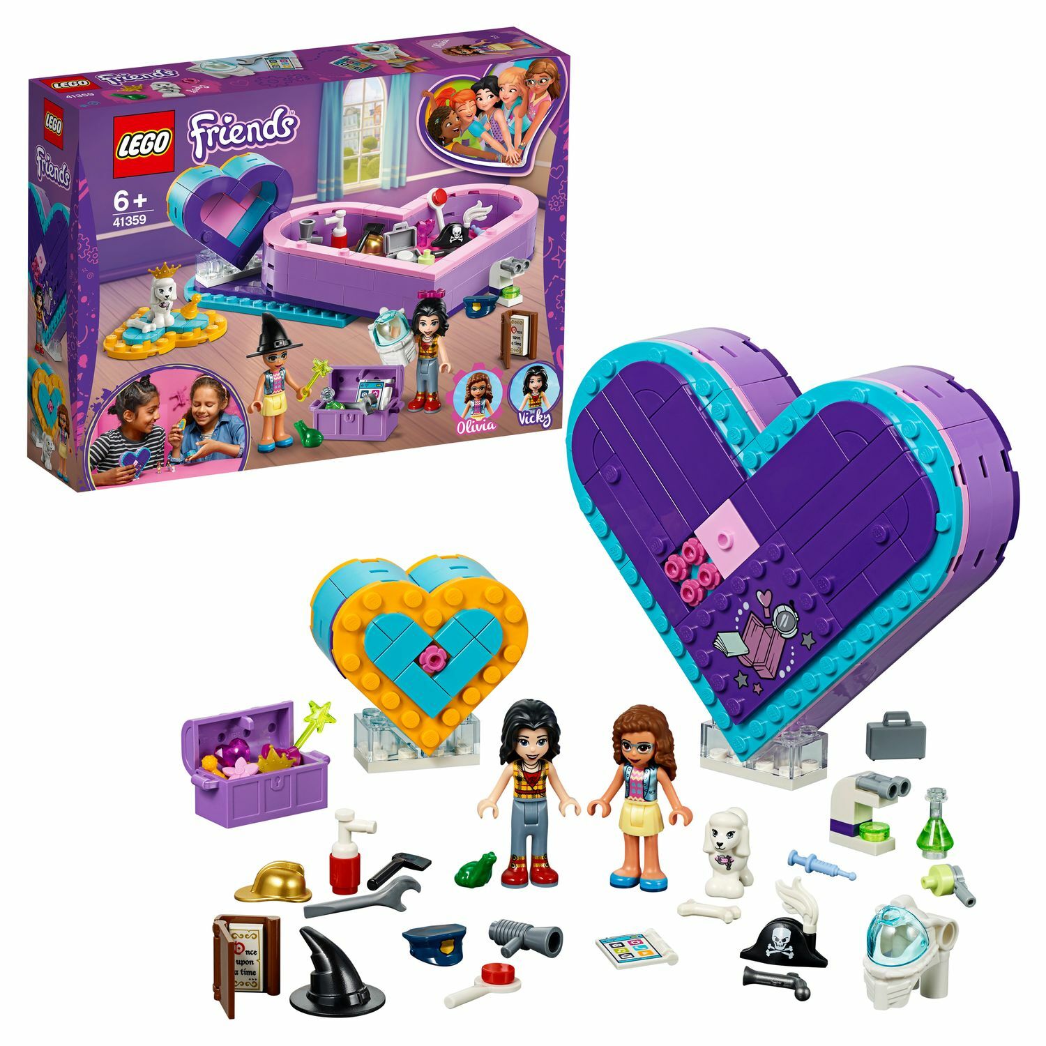 Конструктор LEGO Friends Большая шкатулка дружбы 41359 купить по цене 999 ₽  в интернет-магазине Детский мир