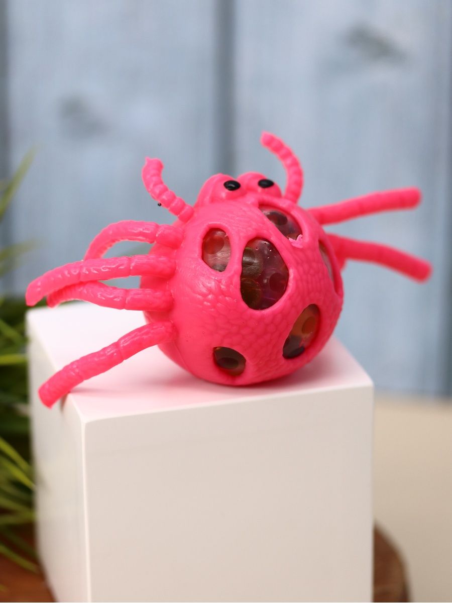 Мялка-антистресс iLikeGift Squeeze spider pink - фото 2