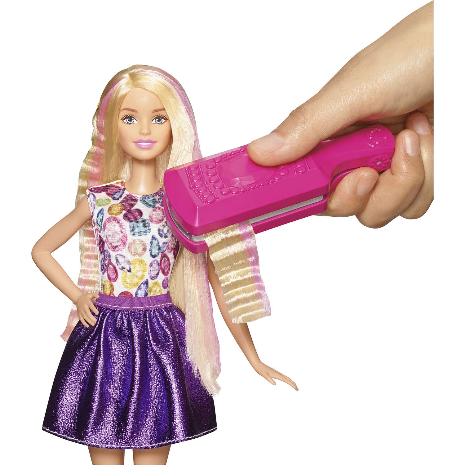 Набор игровой Barbie Цветные локоны DWK49 - фото 7