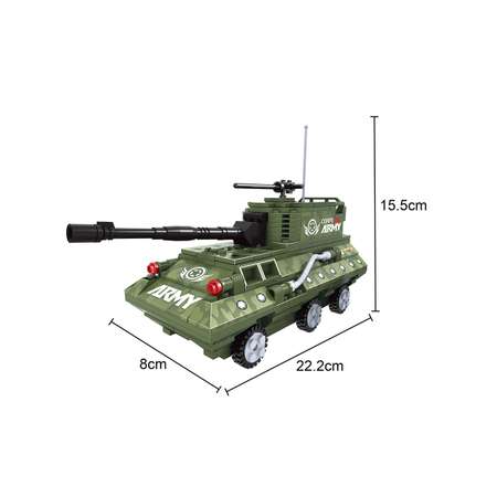 Конструктор KEYIXING Самоходная установка на колёсах 319 деталей