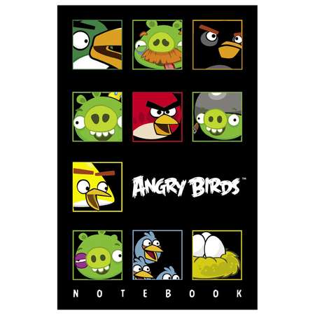 Блокнот Hatber Angry Birds А7 Цветной блок 48л в ассортименте 48Б7B1к