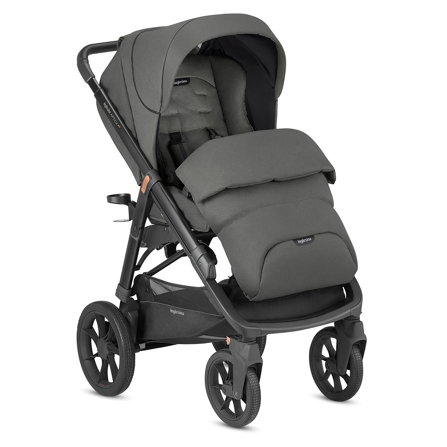 Коляска Inglesina Aptica System Quattro 4в1 на шасси ApticaXT Charcoal Grey - фото 4