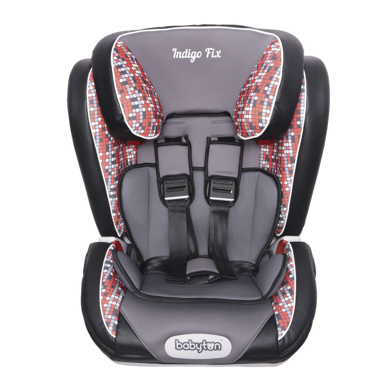 Автокресло Babyton Indigo Fix ST Pixel red - фото 2