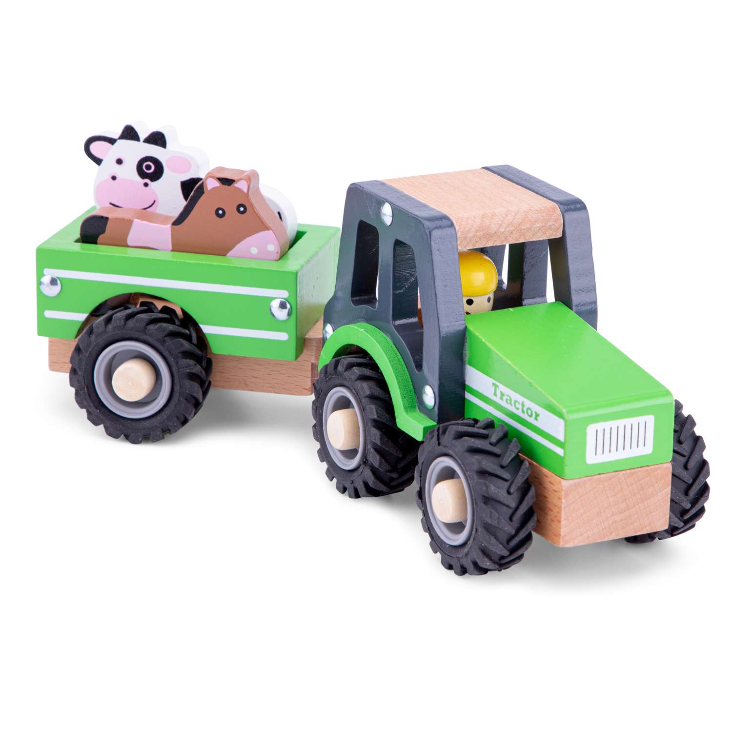 Набор New Classic Toys Трактор с прицепом для перевозки животных 11941 11941 - фото 2
