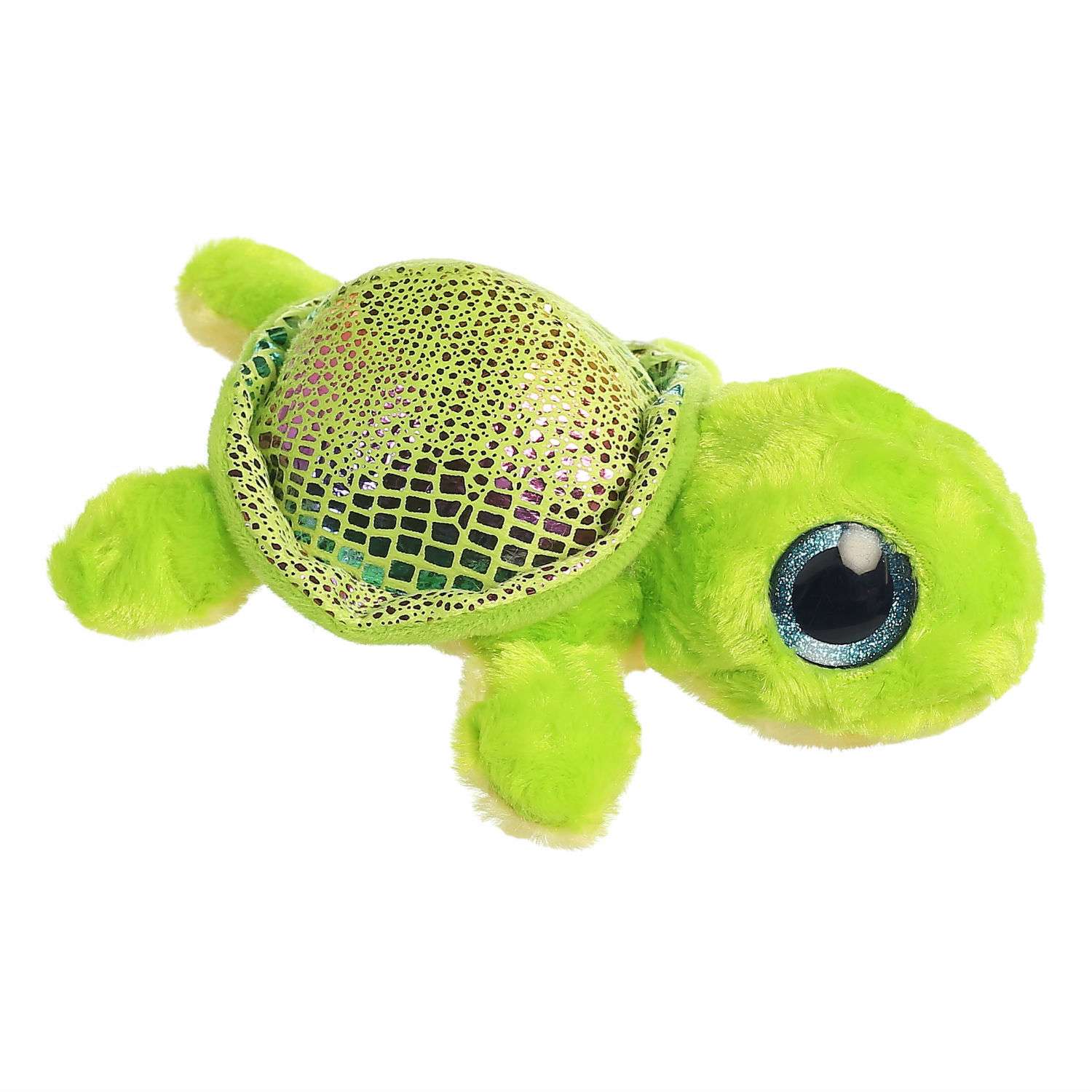 Мягкая игрушка Aurora YOOHOO Зеленая черепаха с блестящими элементами - фото 1