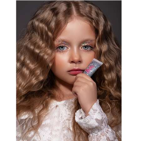 Детская косметика для девочек Barbie Блеск для лица Серебро