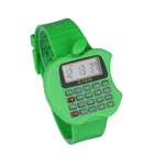 Часы-калькулятор Uniglodis наручные детские электронные зелёный