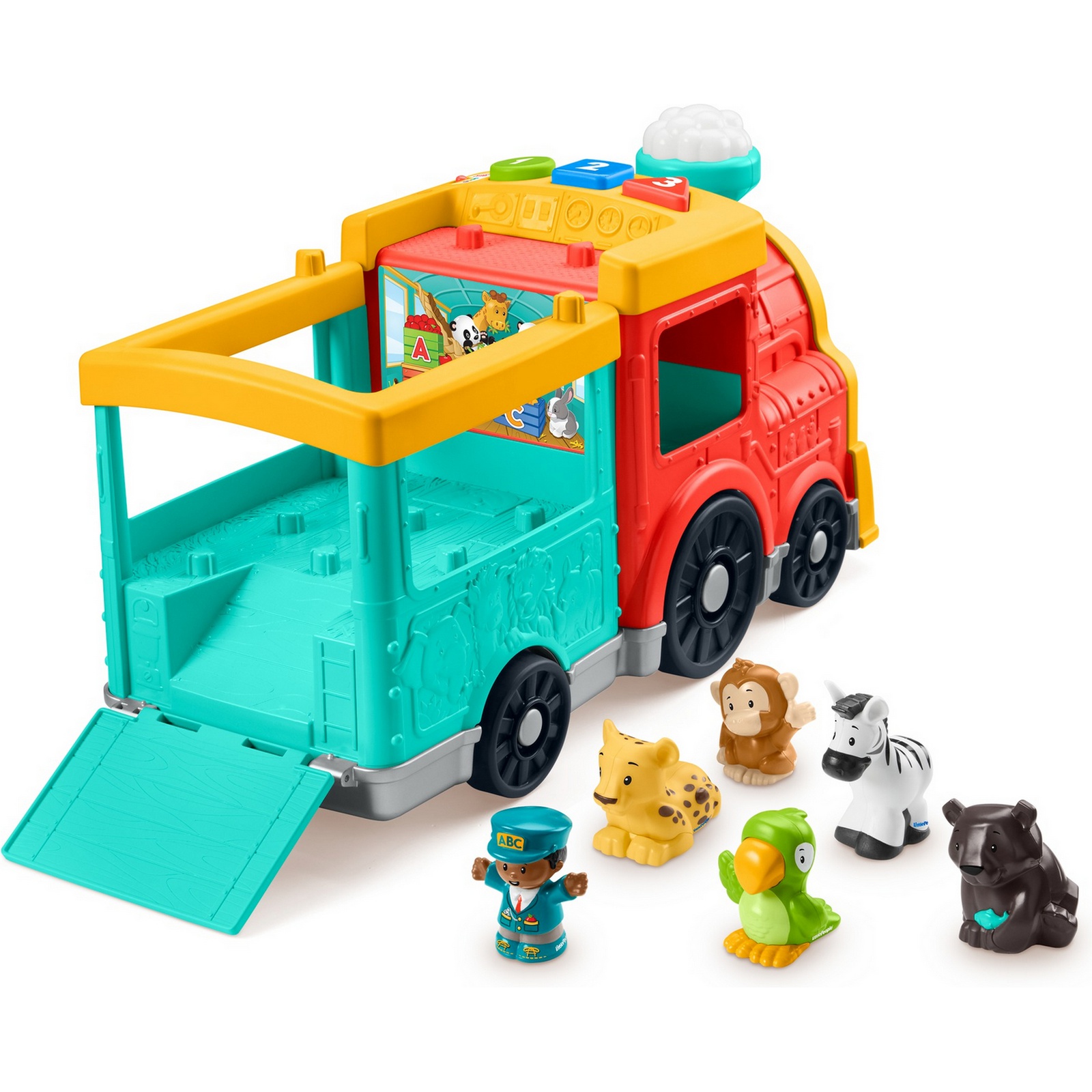 Игрушка Fisher Price Little People АБВ-экспресс с животными HHH21 - фото 8