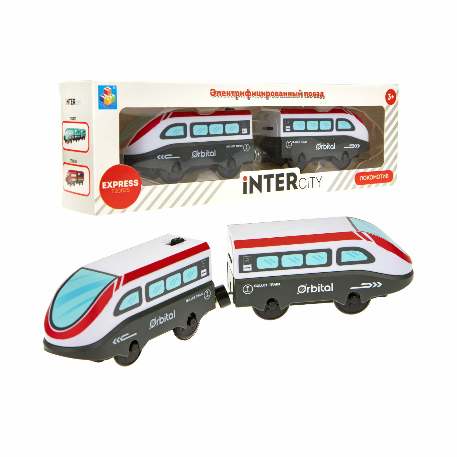 1TOY InterCity Express Скорый электропоезд Локомотив Т20825