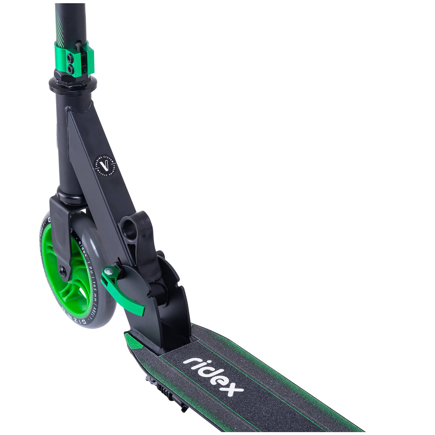 Самокат RIDEX двухколесный Scooter 2 whhels Gizmo 145 green - фото 5