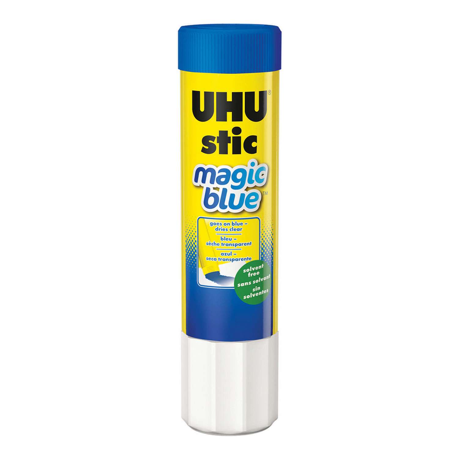 Клей-карандаш UHU Stic magic цвет синий 21 г. 00080/B - фото 1