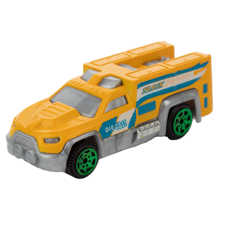 Автомобиль KiddieDrive Hot Trucks желтый