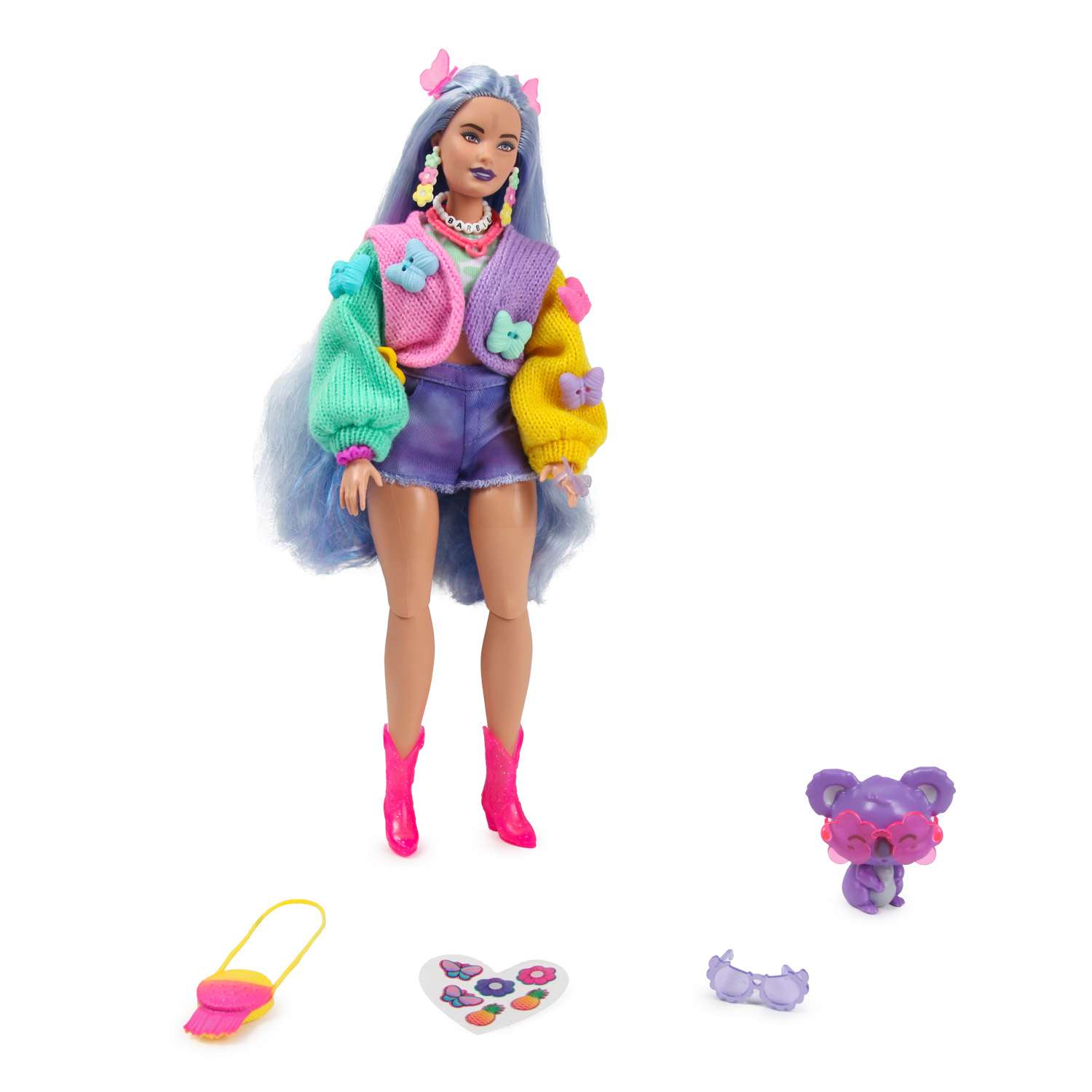 Кукла Barbie Экстра с лавандовыми волосами HKP95 HKP95 - фото 1