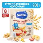 Каша молочная Nestle мультизлаковая банан-земляника 200г с 8месяцев