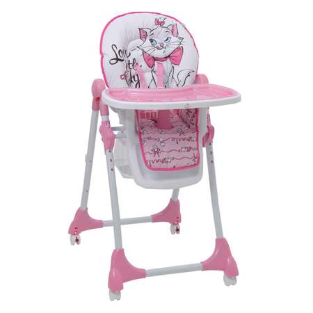 Стульчик для кормления Polini kids Disney baby 470 Кошка Мари Розовый