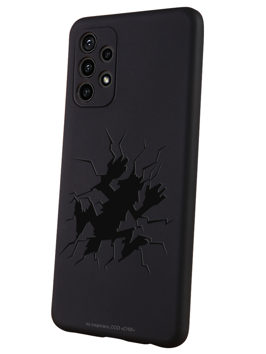 Силиконовый чехол Mcover для смартфона Samsung Galaxy A53 Союзмультфильм Волк упал - фото 1