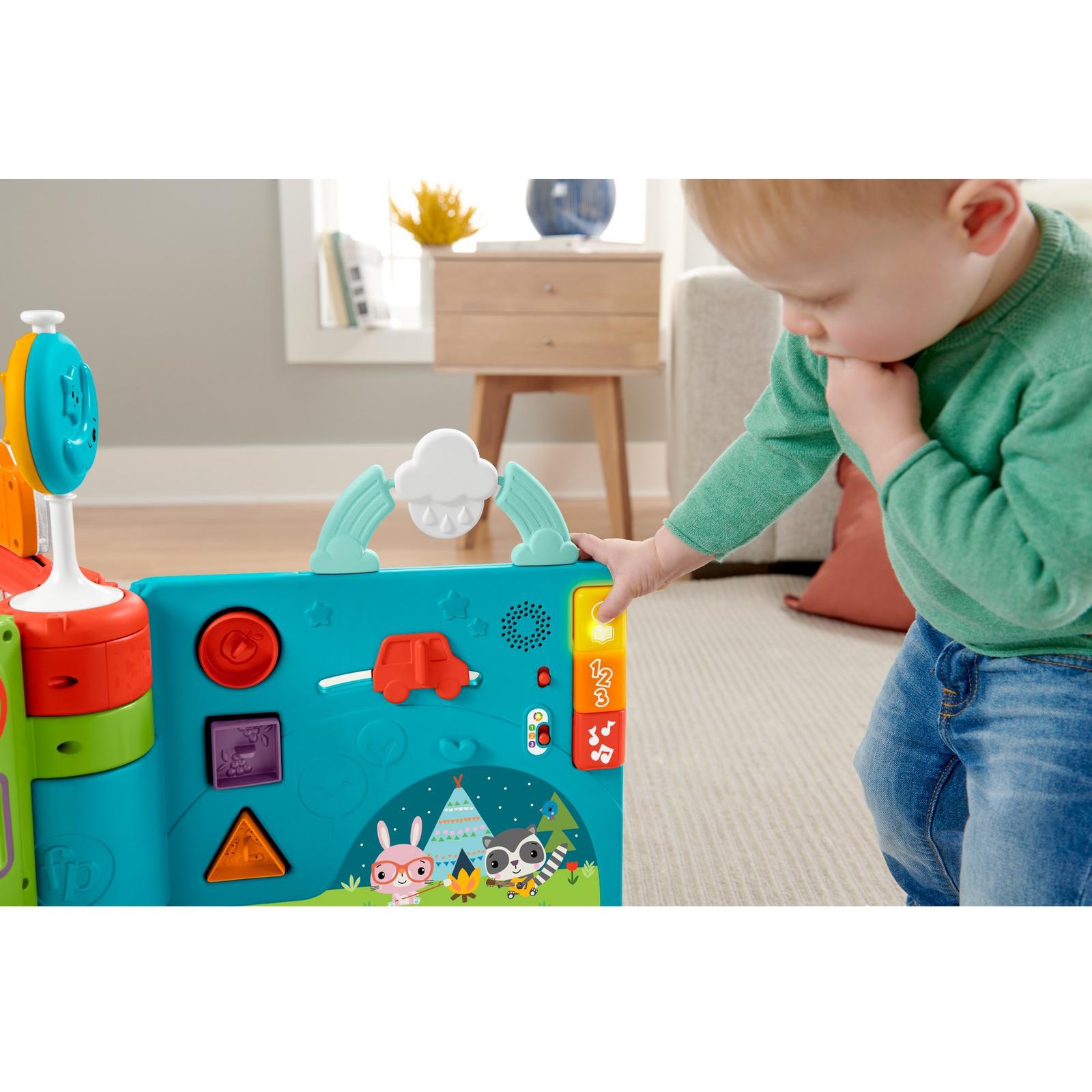 Игрушка Fisher Price Книга познавательная поездка HCL02 - фото 9