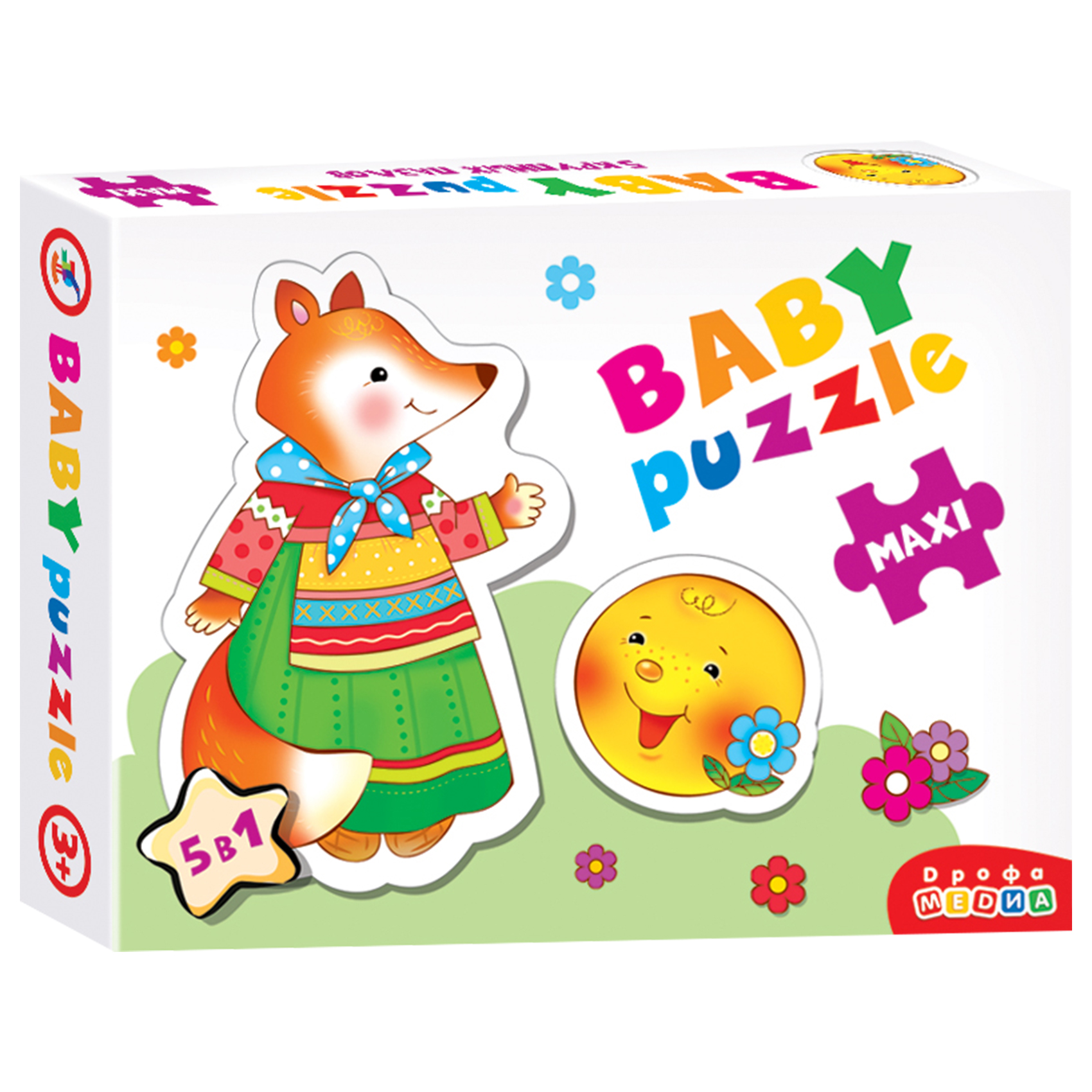 Набор пазлов Дрофа-Медиа Baby Puzzle Колобок 4075 - фото 7