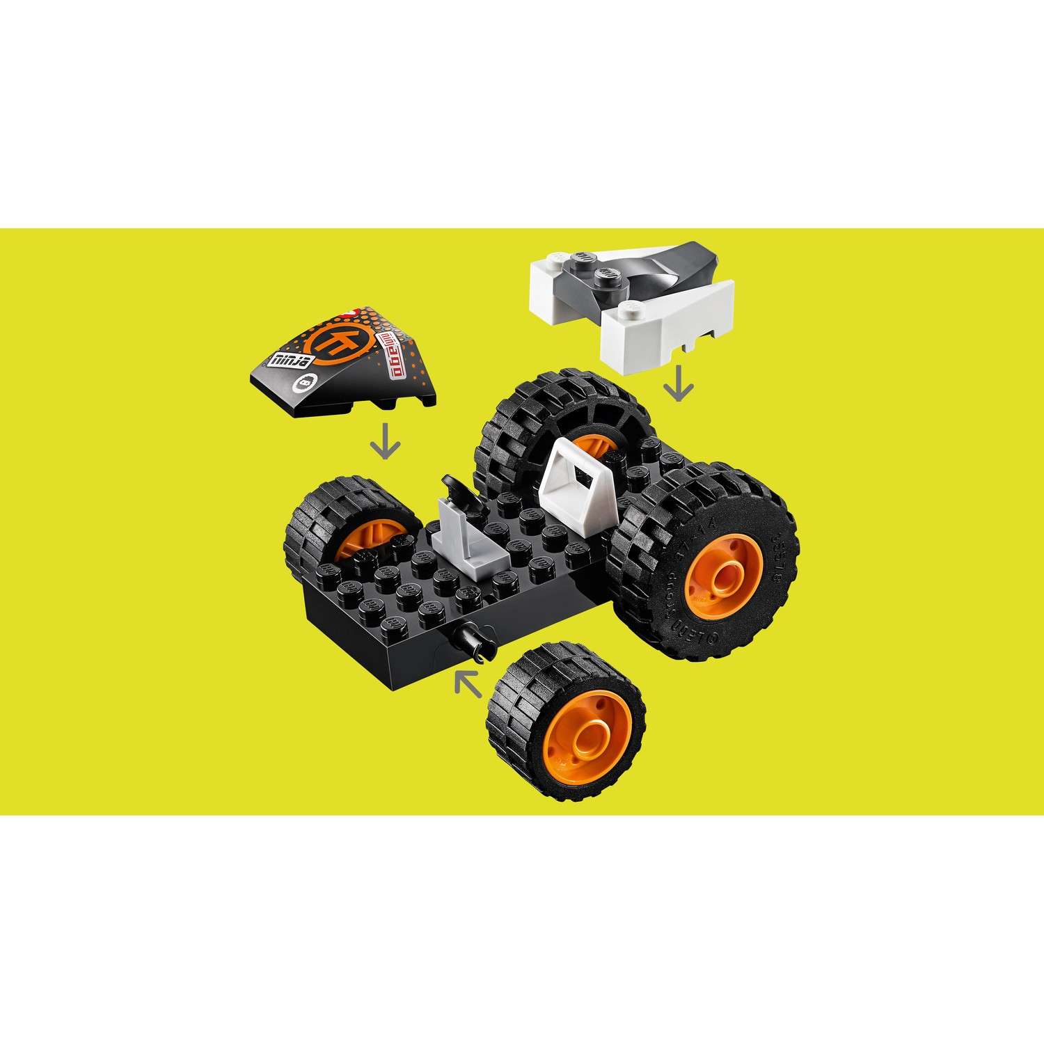 Конструктор LEGO Ninjago Скоростной автомобиль Коула 71706 - фото 5