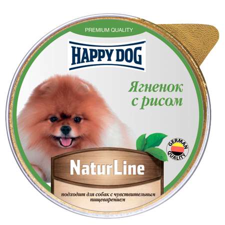 Корм для собак Happy Dog ягненок с рисом 125г