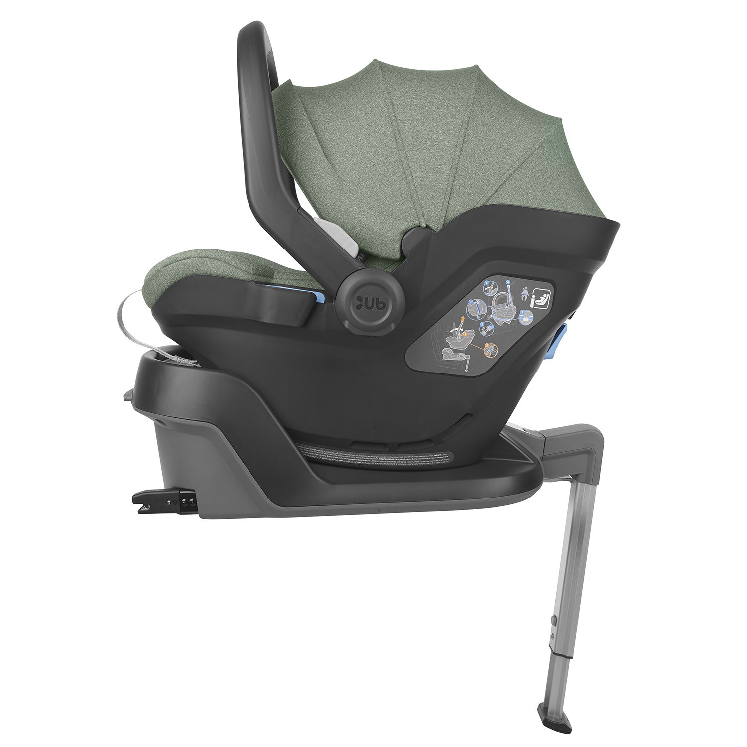 Автокресло UPPAbaby Mesa I-size Emmett Зеленый меланж - фото 3