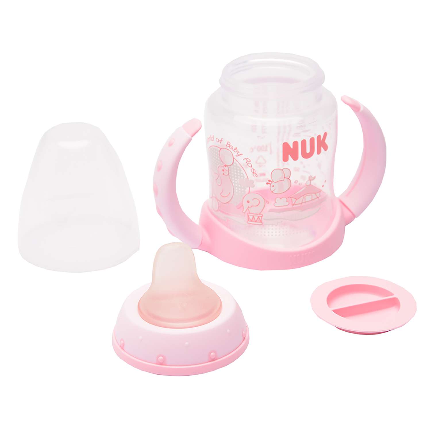 Бутылочка с ручками Nuk BABY ROSE 150 мл в ассортименте - фото 8