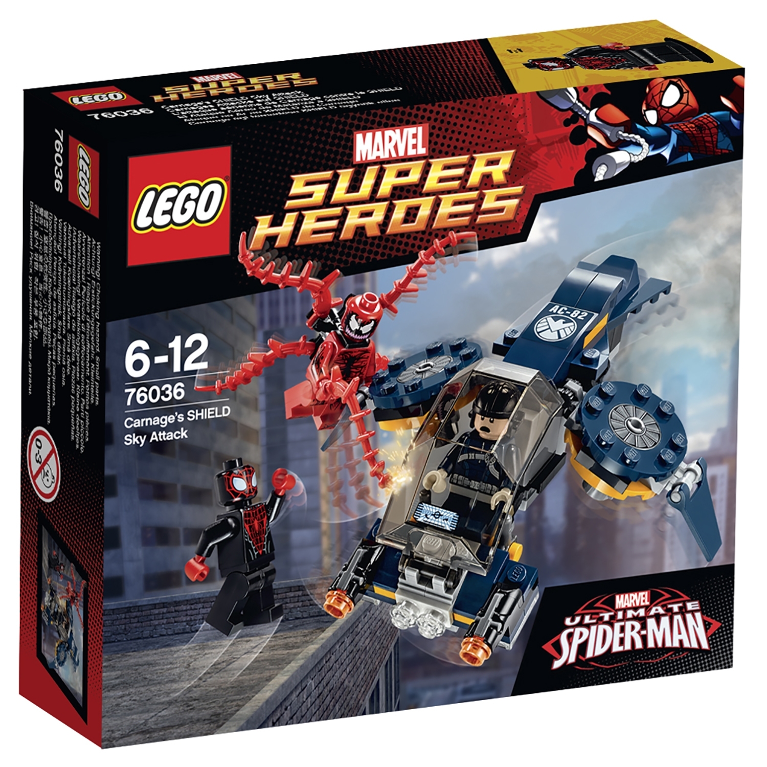 Конструктор LEGO Super Heroes Воздушная атака Карнажа (76036) купить по  цене 1299 ₽ в интернет-магазине Детский мир