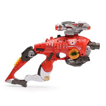 Пистолет-робот 2 в 1 Devik Toys Тираннозавр с 10 мягкими патронами