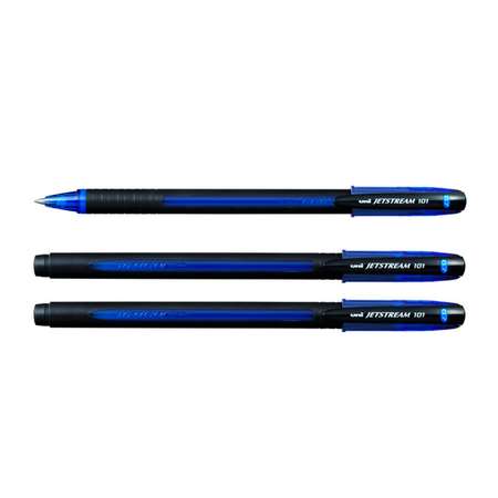 Ручка шариковая UNI Jetstream SX-101-07 синий 3 шт