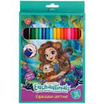 Цветные карандаши Умка Enchantimals 18 цветов шестигранные 313751