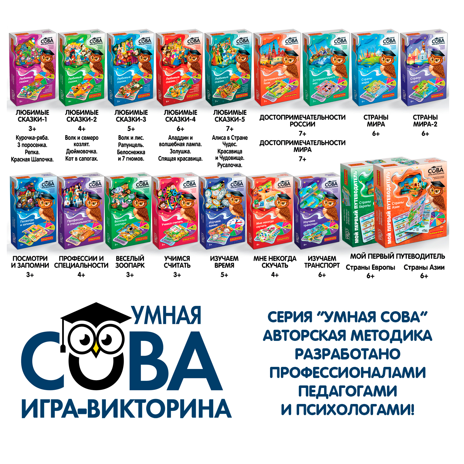 Настольная игра-викторина BONDIBON Изучаем транспорт серия Умная Сова - фото 9