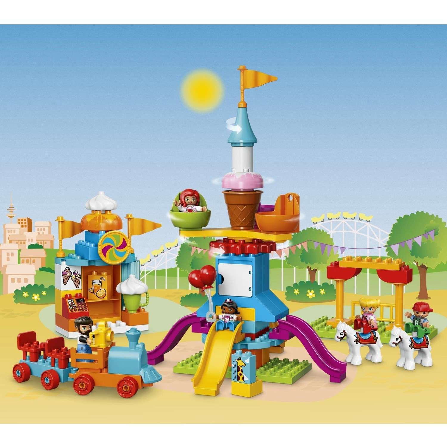 Конструктор LEGO DUPLO Town Большой парк аттракционов (10840) - фото 5