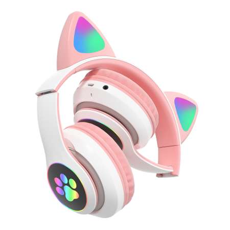 Наушники Fengchengjia toys bluetooth Розовый