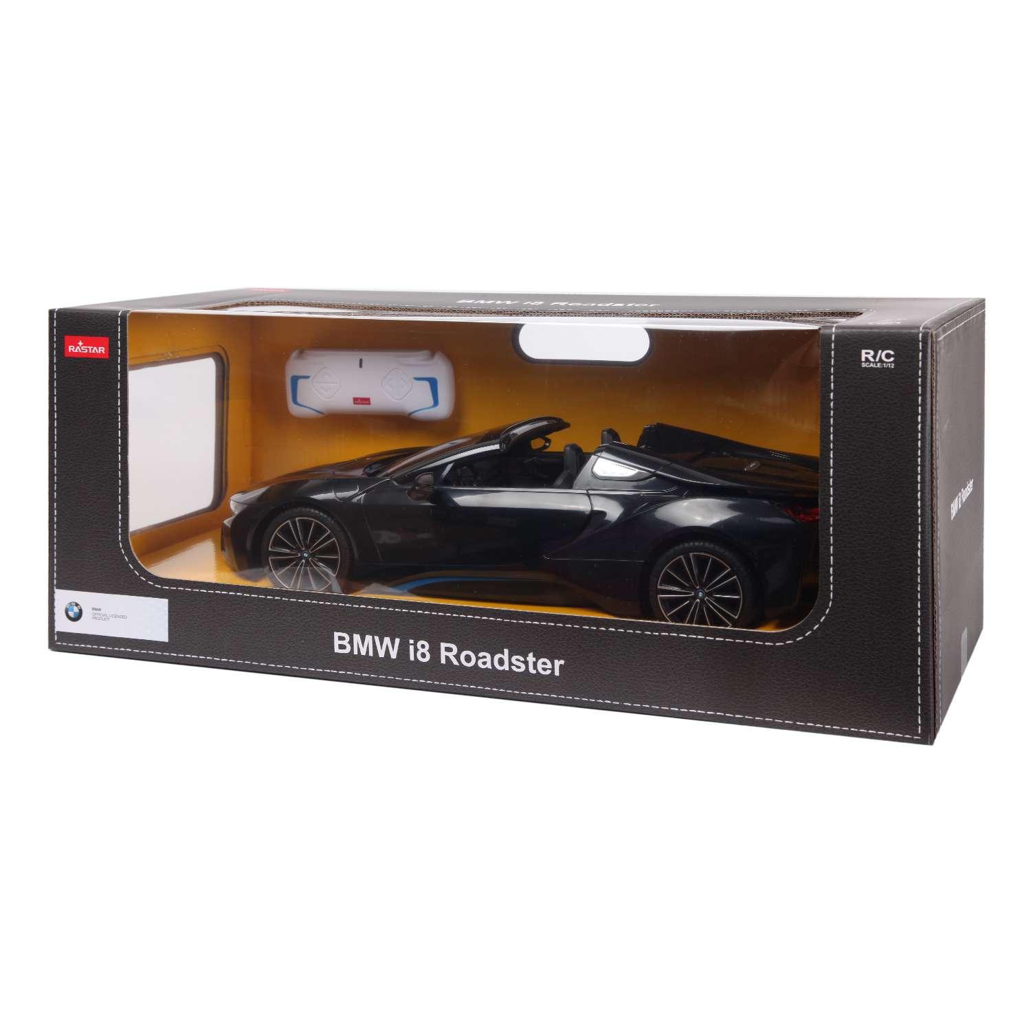 Машина Rastar РУ 1:12 BMW i8 Roadster Черная 95500 - фото 2