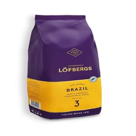 Кофе в зернах Lofbergs Lofbergs Brazil 1кг