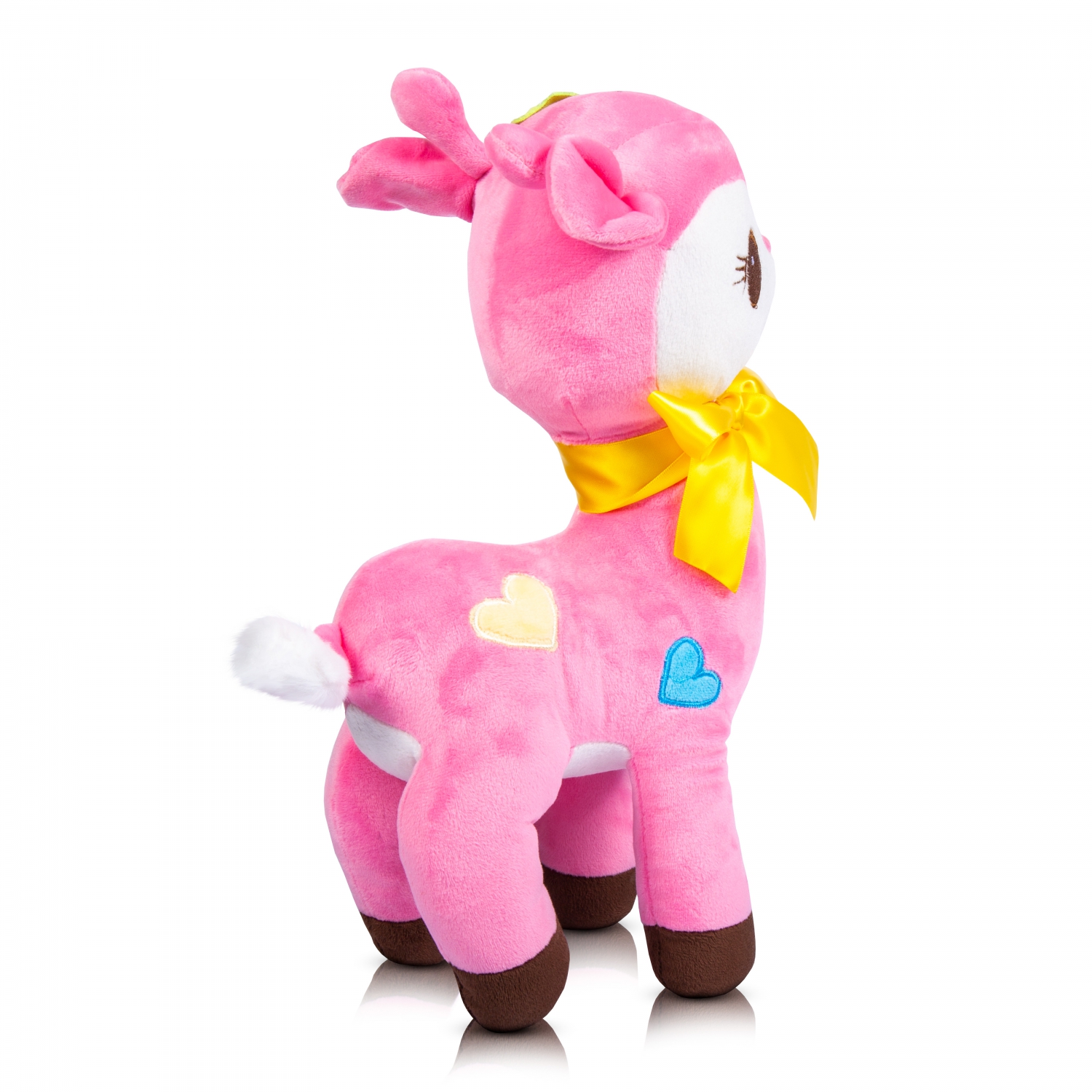Мягкая игрушка Bebelot Розовый оленёнок 28 см - фото 3